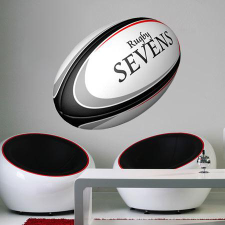 Stickers rugby ballon - Stickers Malin