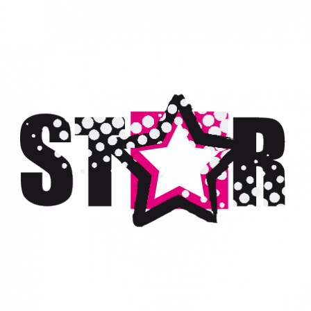 Stickers cinéma Star grunge