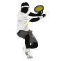 Stickers tennisman balle coupée