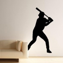 Stickers joueur baseball batteur
