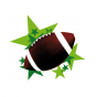 Stickers football américain ballon pixel pop