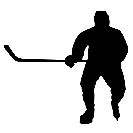 Stickers joueur de hockey 2