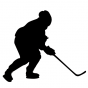 Stickers joueur de hockey 5