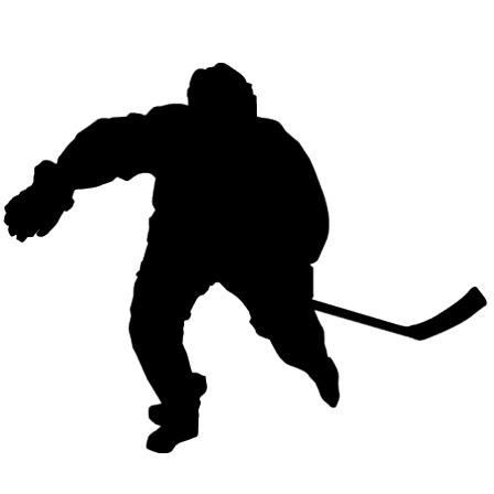 Stickers joueur de hockey 9