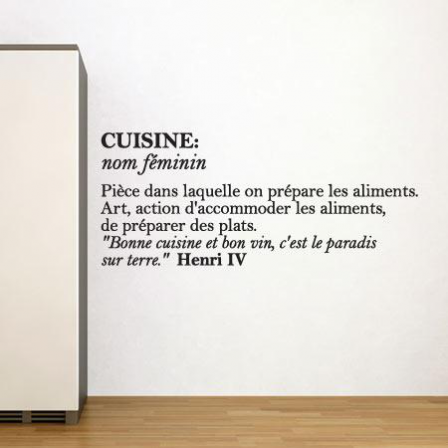 Stickers définition cuisine
