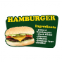Stickers Recette Hamburger