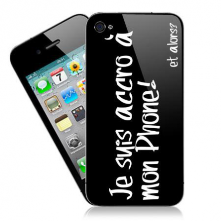 Stickers iPhone accro phone