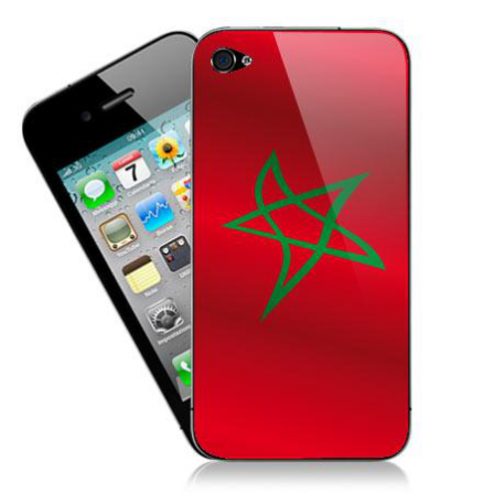 Stickers iPhone drapeau Maroc