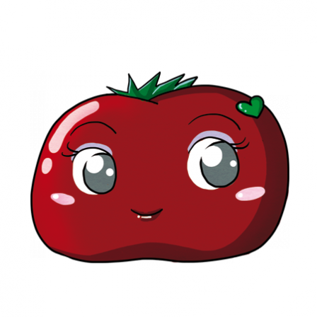 Stickers tomate kawaii