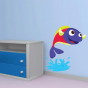 Stickers enfant océan poisson jump