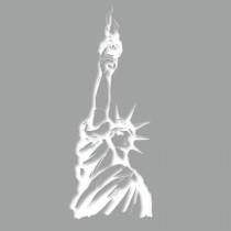 Pochoir adhésif Statue of liberty